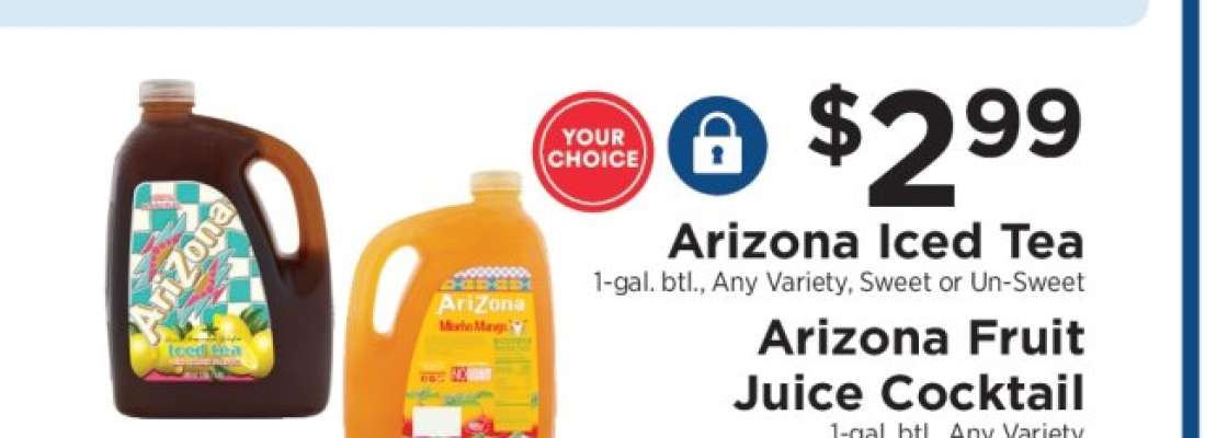 Arizona Iced Tea / Arizona Fruit Juice Cocktail