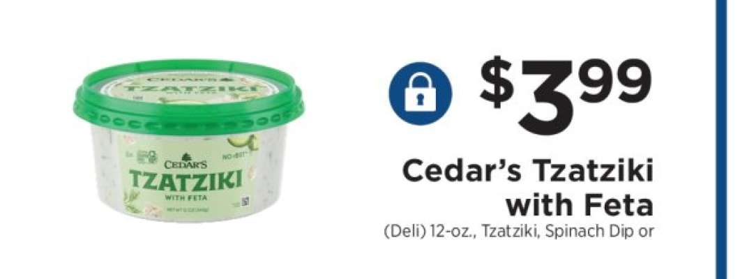 Cedar’s Tzatziki with Feta