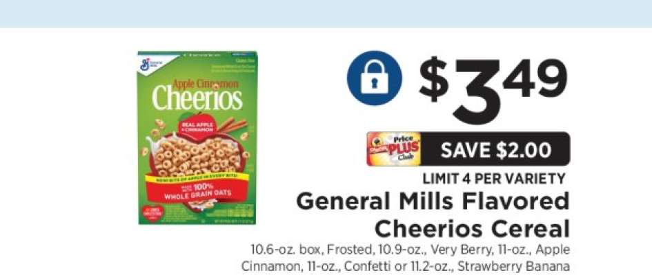General Mills Flavored Cheerios Cereal*