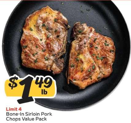 Bone-In Sirloin Pork Chops Value Pack