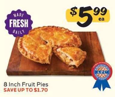 8 Inch Fruit Pies