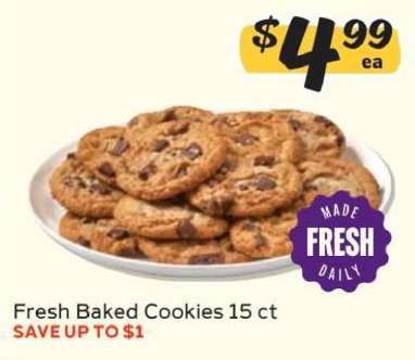 Fresh Baked Cookies 15 ct