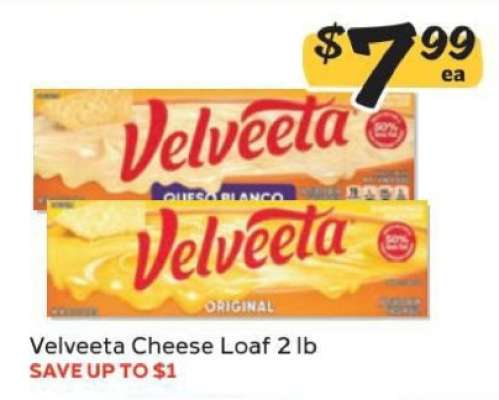 Velveeta Cheese Loaf 2 lb