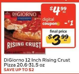 DiGiorno 12 Inch Rising Crust Pizza