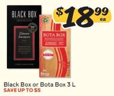 Black Box or Bota Box 3 L