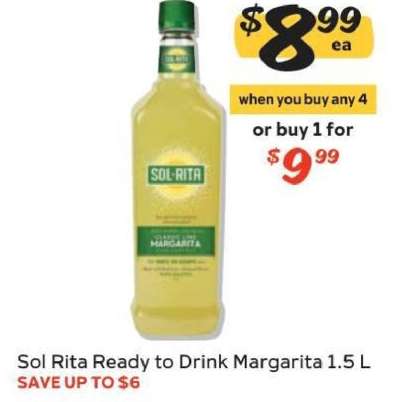 Sol Rita Ready to Drink Margarita