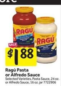 Ragú Pasta or Alfredo Sauce