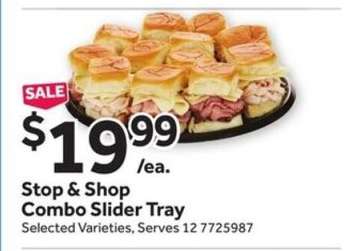 Stop & Shop Combo Slider Tray