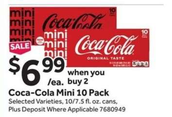 Coca-Cola Mini 10 Pack