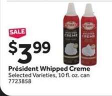 President Whipped Creme