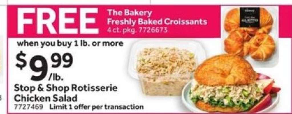 Stop & Shop Rotisserie Chicken Salad