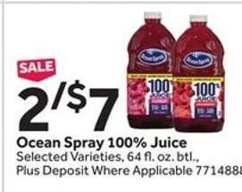 Ocean Spray 100% Juice