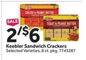 Keebler Sandwich Crackers