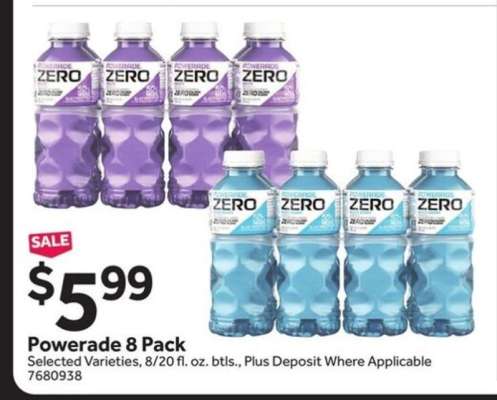 Powerade 8 Pack