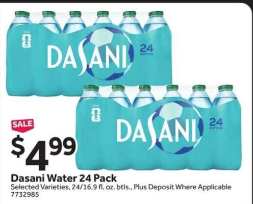 Dasani Water 24 Pack