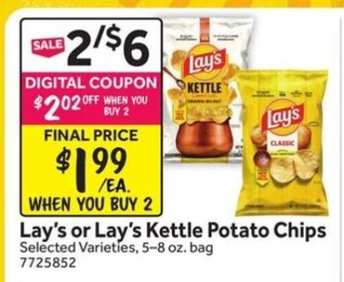 Lay's or Lay's Kettle Potato Chips