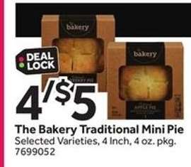 The Bakery Traditional Mini Pie