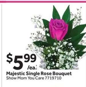 Majestic Single Rose Bouquet
