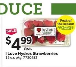 I Love Hydros Strawberries