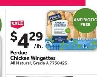 Perdue Chicken Wingettes