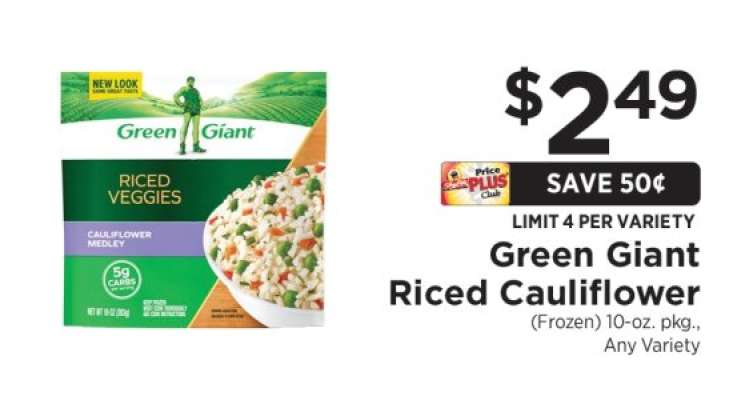 Green Giant Riced Cauliflower