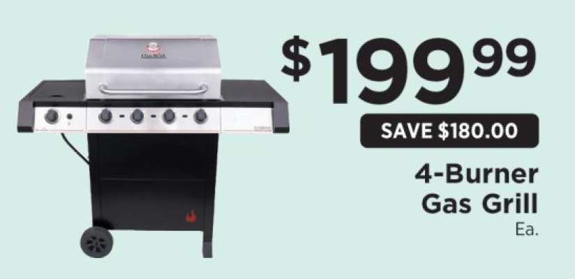 4-Burner Gas Grill