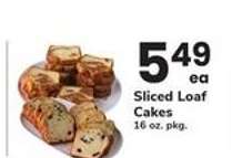 Sliced Loaf Cakes