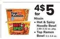 Nissin Ramen Bowls