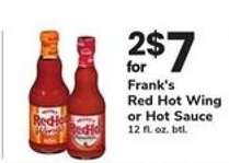 Frank's Red Hot Wing or Hot Sauce