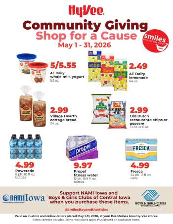 Hy-Vee Flyer - 05/01/2026 - 05/31/2026.