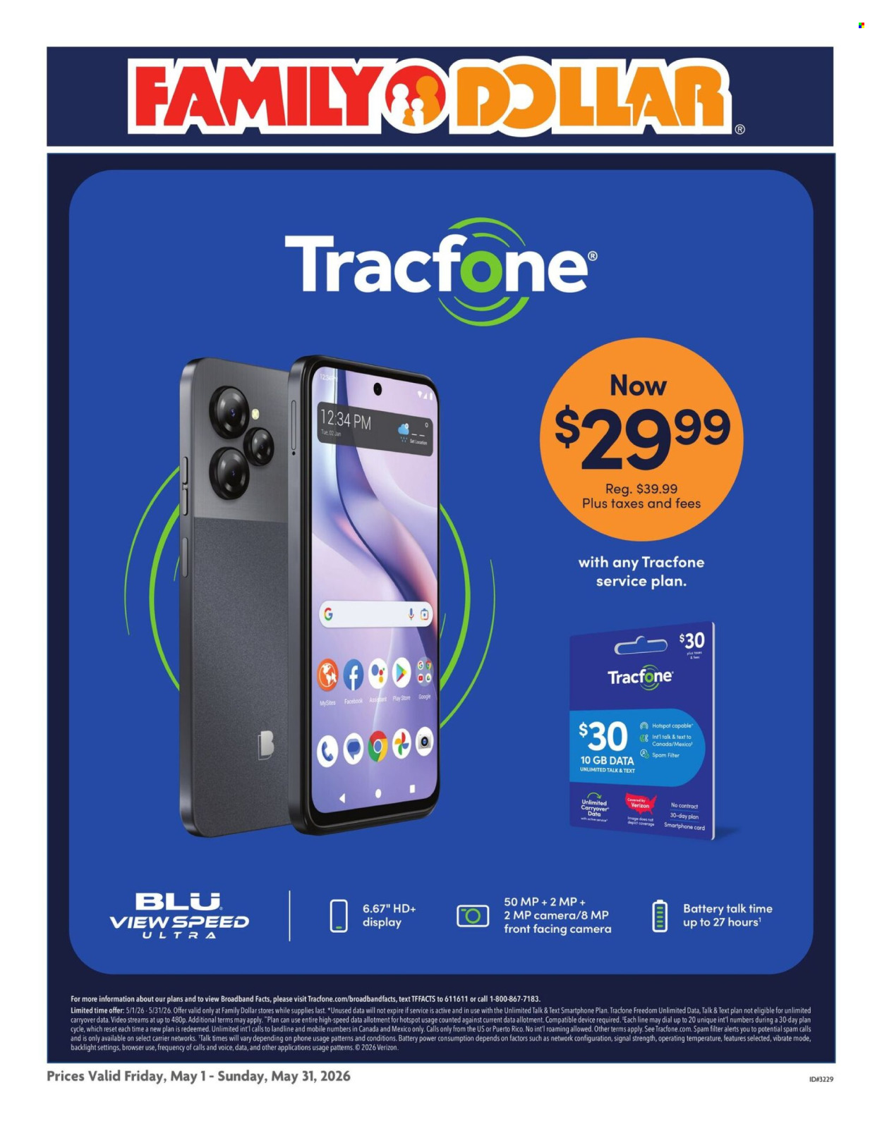 Family Dollar ad - 05/01/2026 - 05/31/2026. Page 1