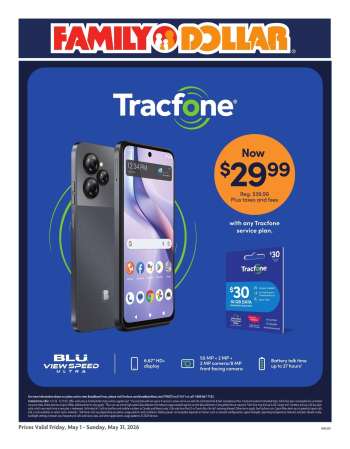 Family Dollar Flyer - 05/01/2026 - 05/31/2026.