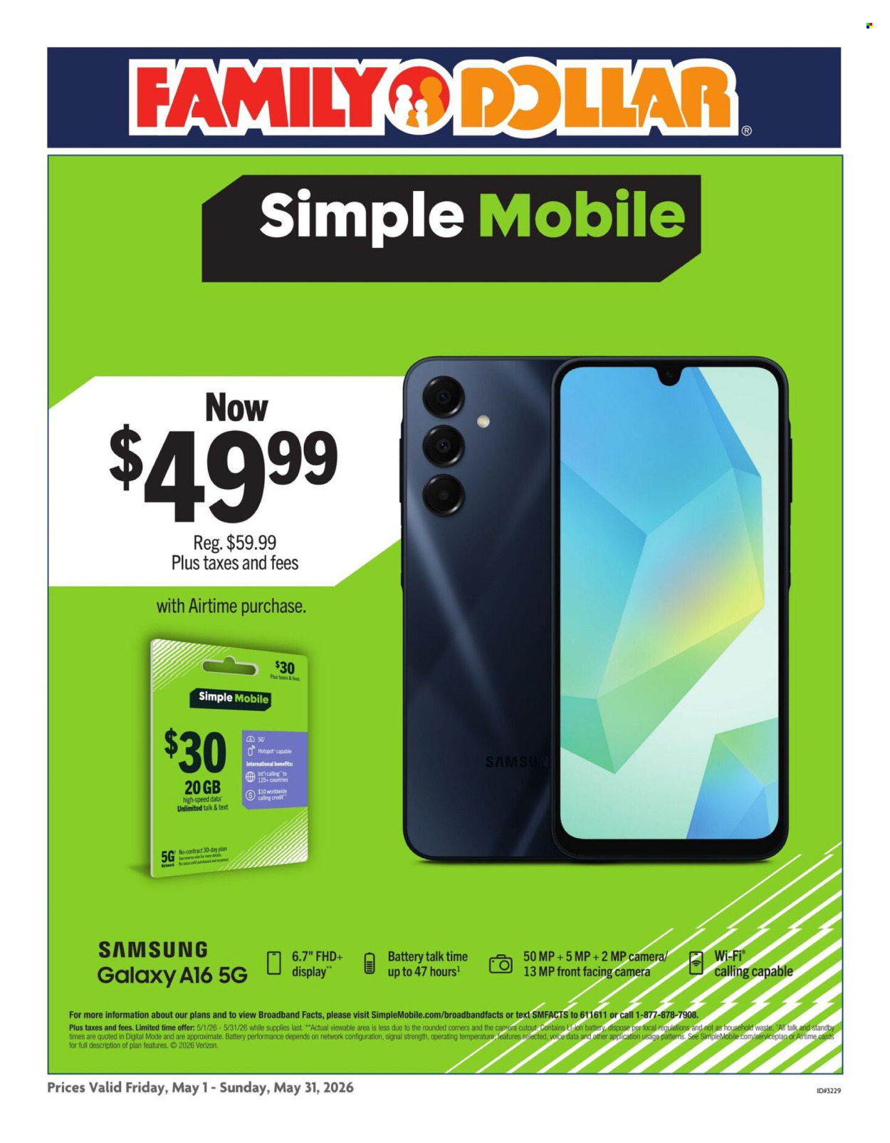 Family Dollar ad - 05/01/2026 - 05/31/2026. Page 2