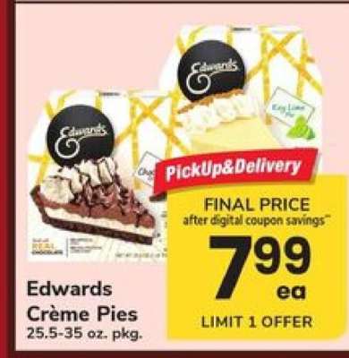 Edwards Crème Pies