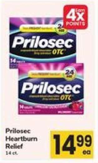 Prilosec Heartburn Relief