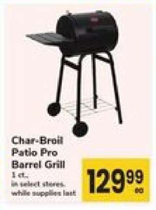 Char-Broil Patio Pro Barrel Grill