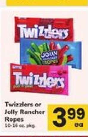 Twizzlers or Jolly Rancher Ropes