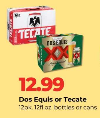 Dos Equis or Tecate