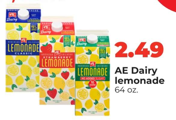 AE Dairy lemonade