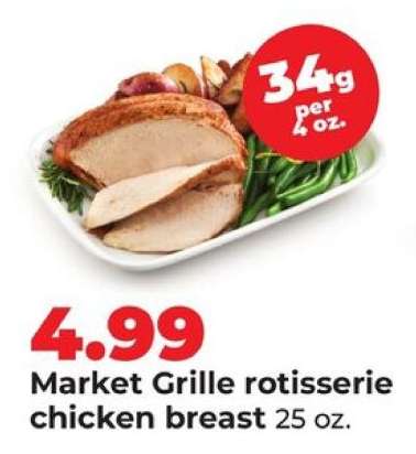 Market Grille rotisserie chicken breast