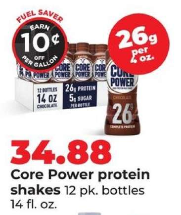 Core Power protein shakes