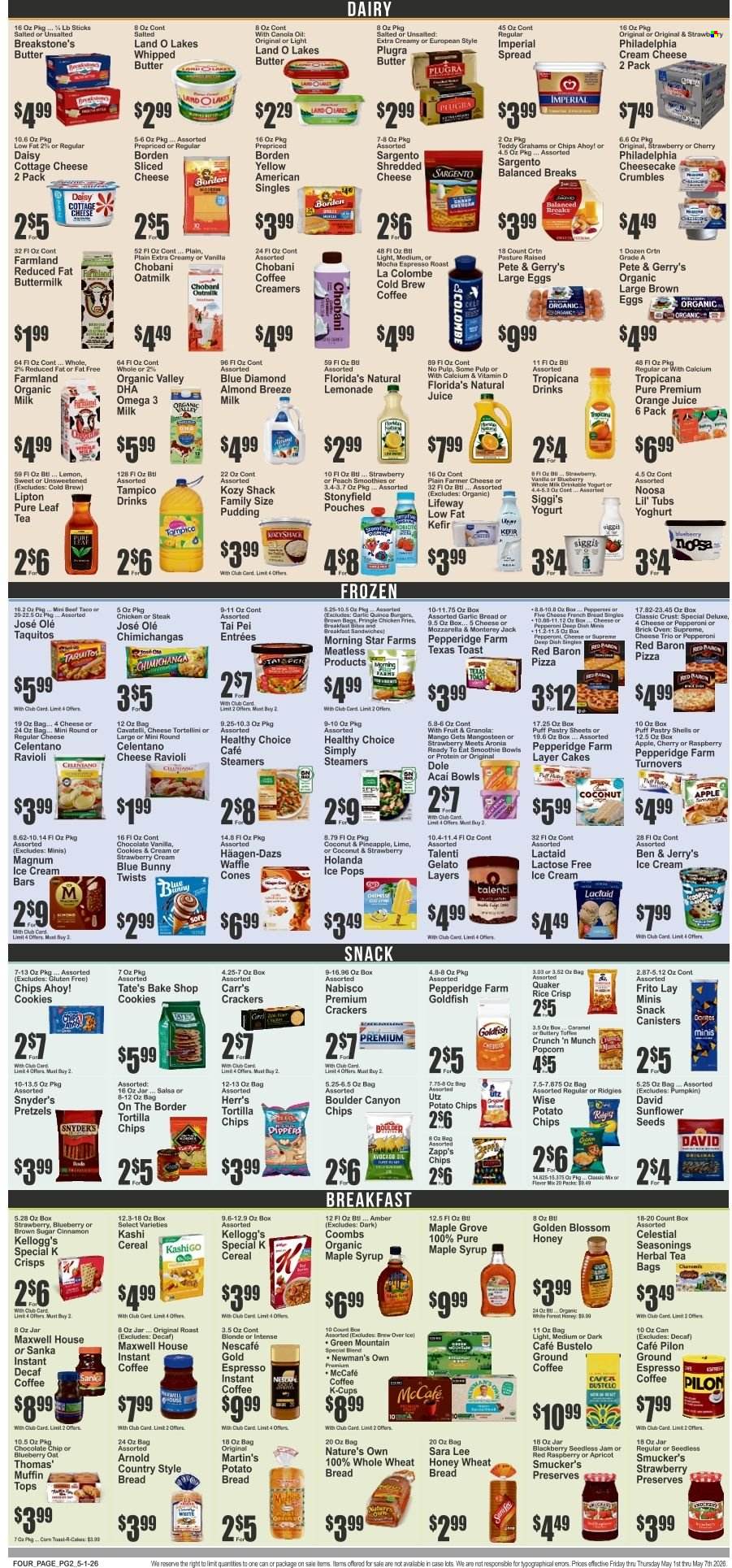 Key Food ad - 05/01/2026 - 05/07/2026. Page 3