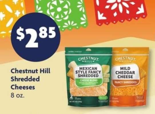 Chestnut Hill Shredded Cheeses