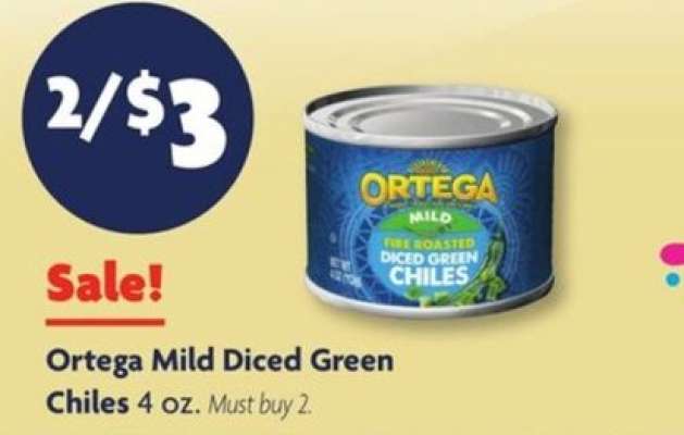Ortega Mild Diced Green Chiles