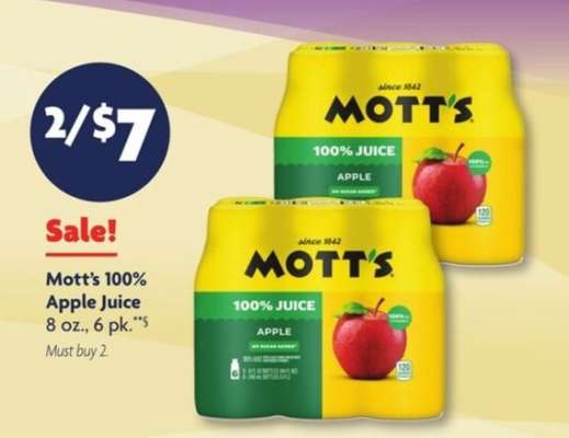 Mott's 100% Apple Juice