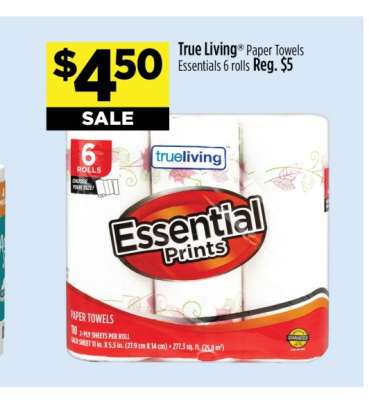 True Living® Paper Towels