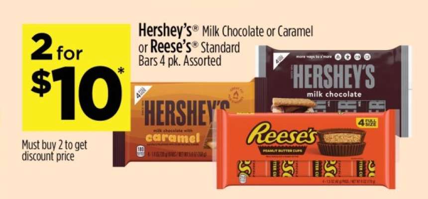 Hershey's or Reese's Bars