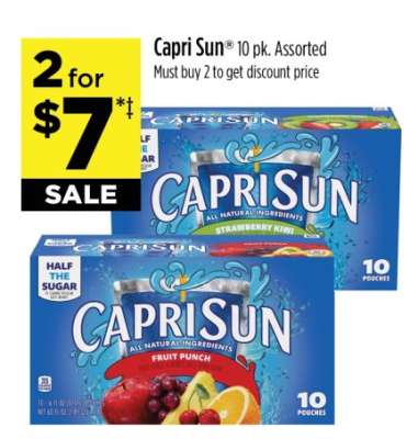 Capri Sun 10 pk. Assorted
