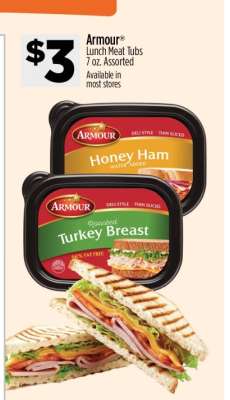 Armour Lunch Meat Tubs