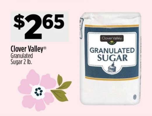 Clover Valley Granulated Sugar 2 lb.